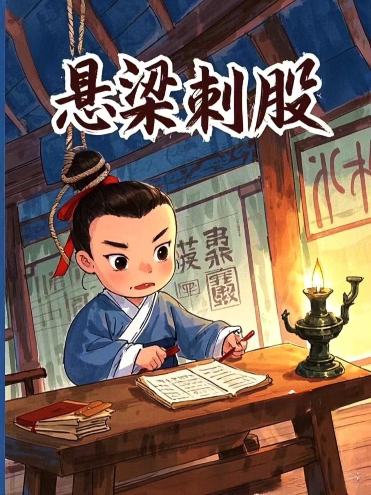 中国历史小故事-----《悬梁刺股》