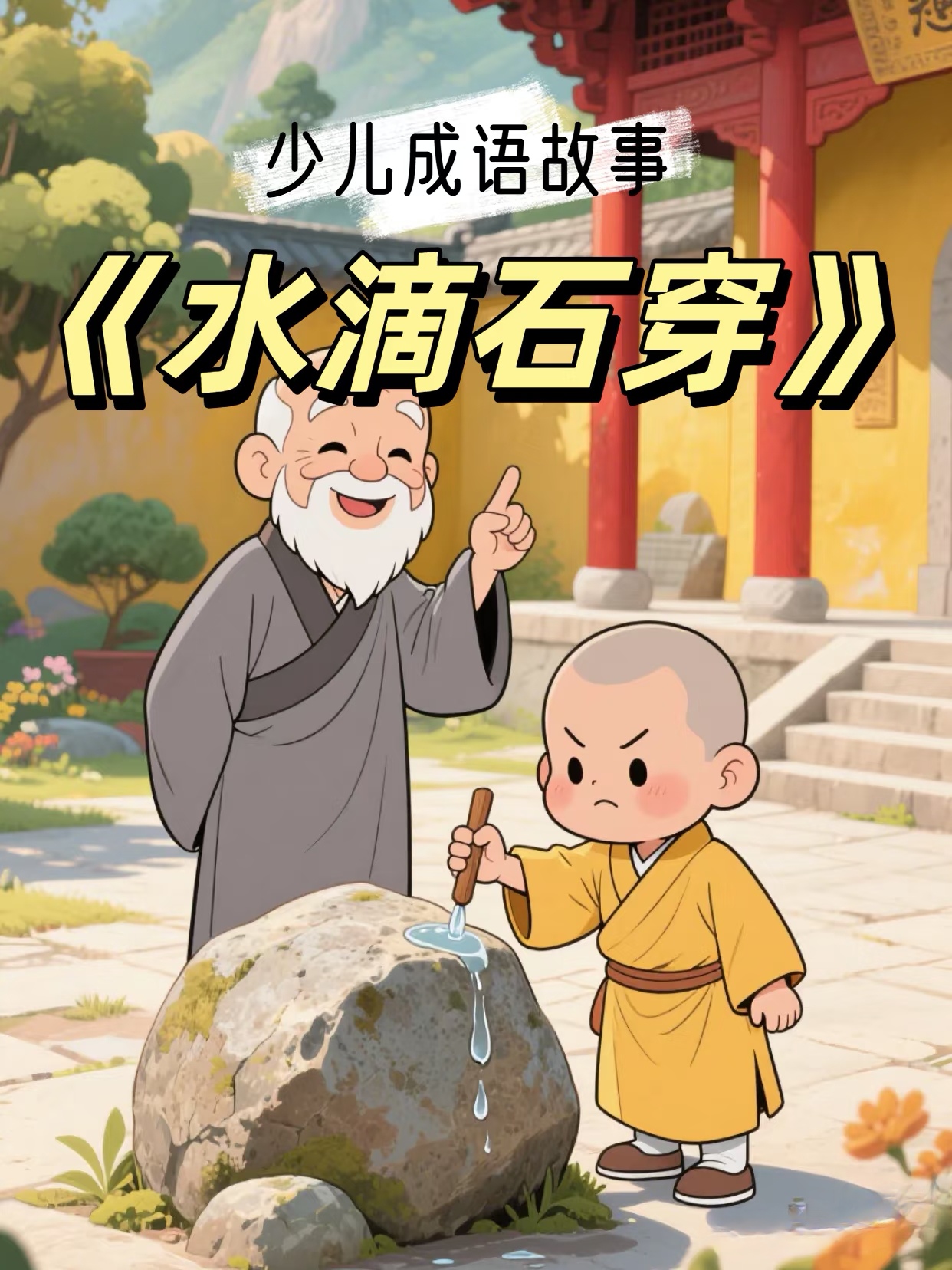 少儿成语故事-----水滴石穿