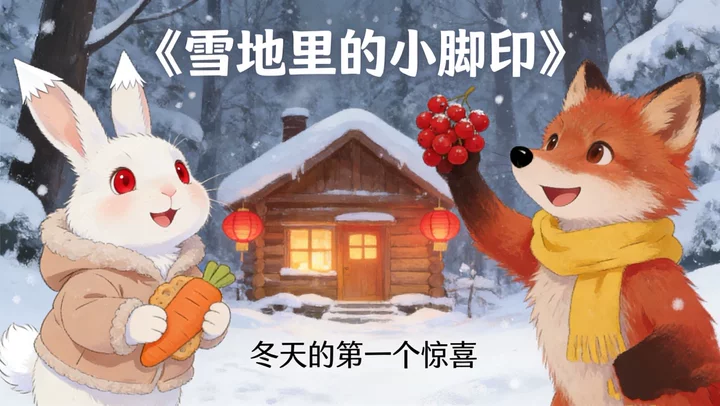 雪地里的小脚印